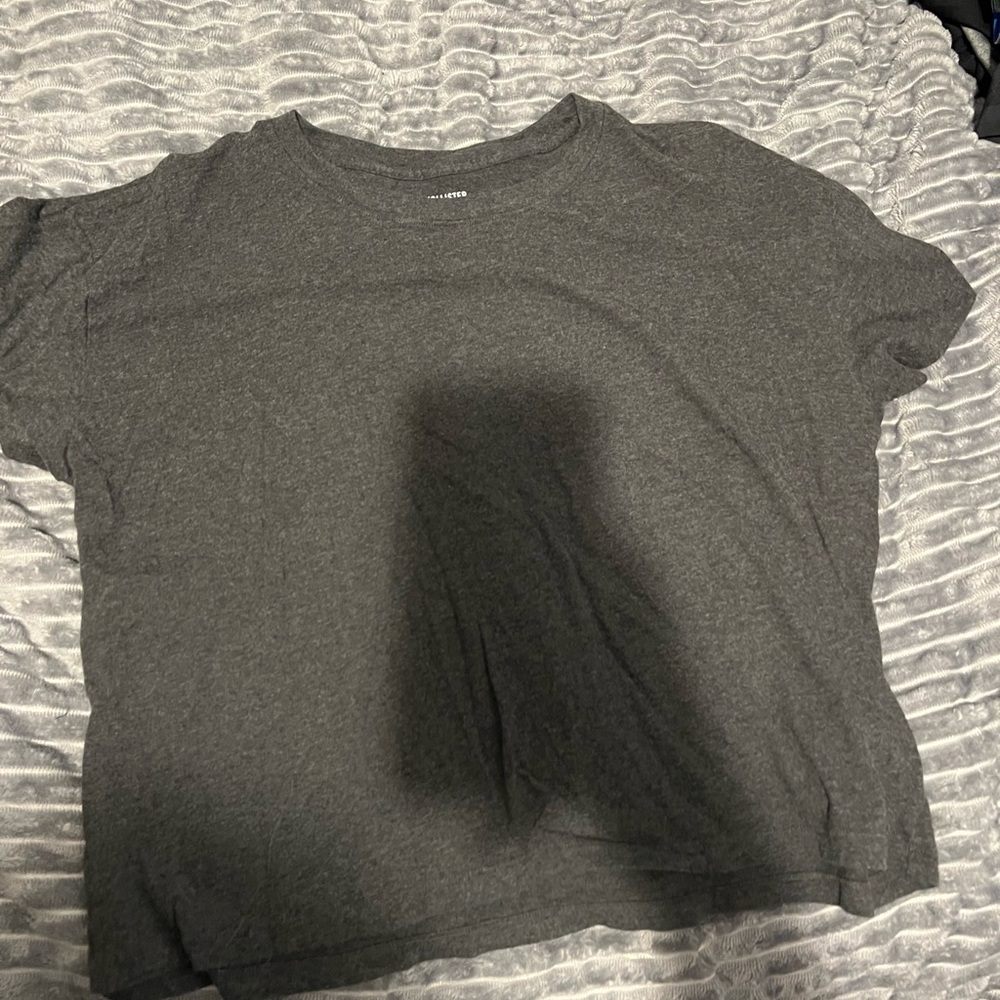 Hollister Charcoal Short Sleeve Tee